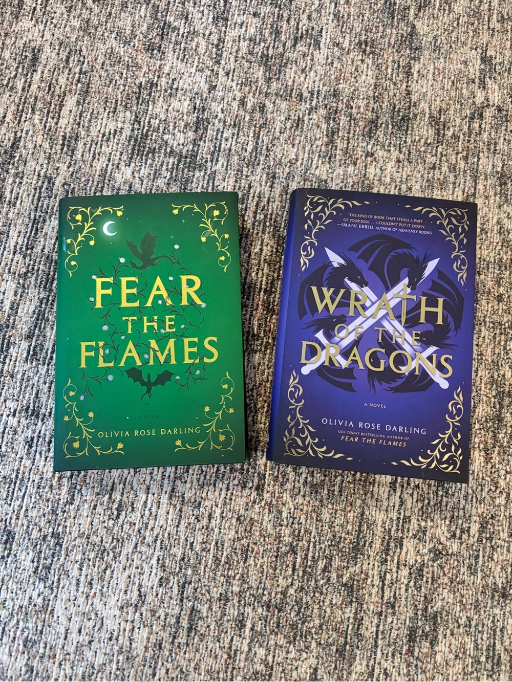 Fear the Flames & Wrath of the Dragons Hardcover Set — Olivia Rose Darling